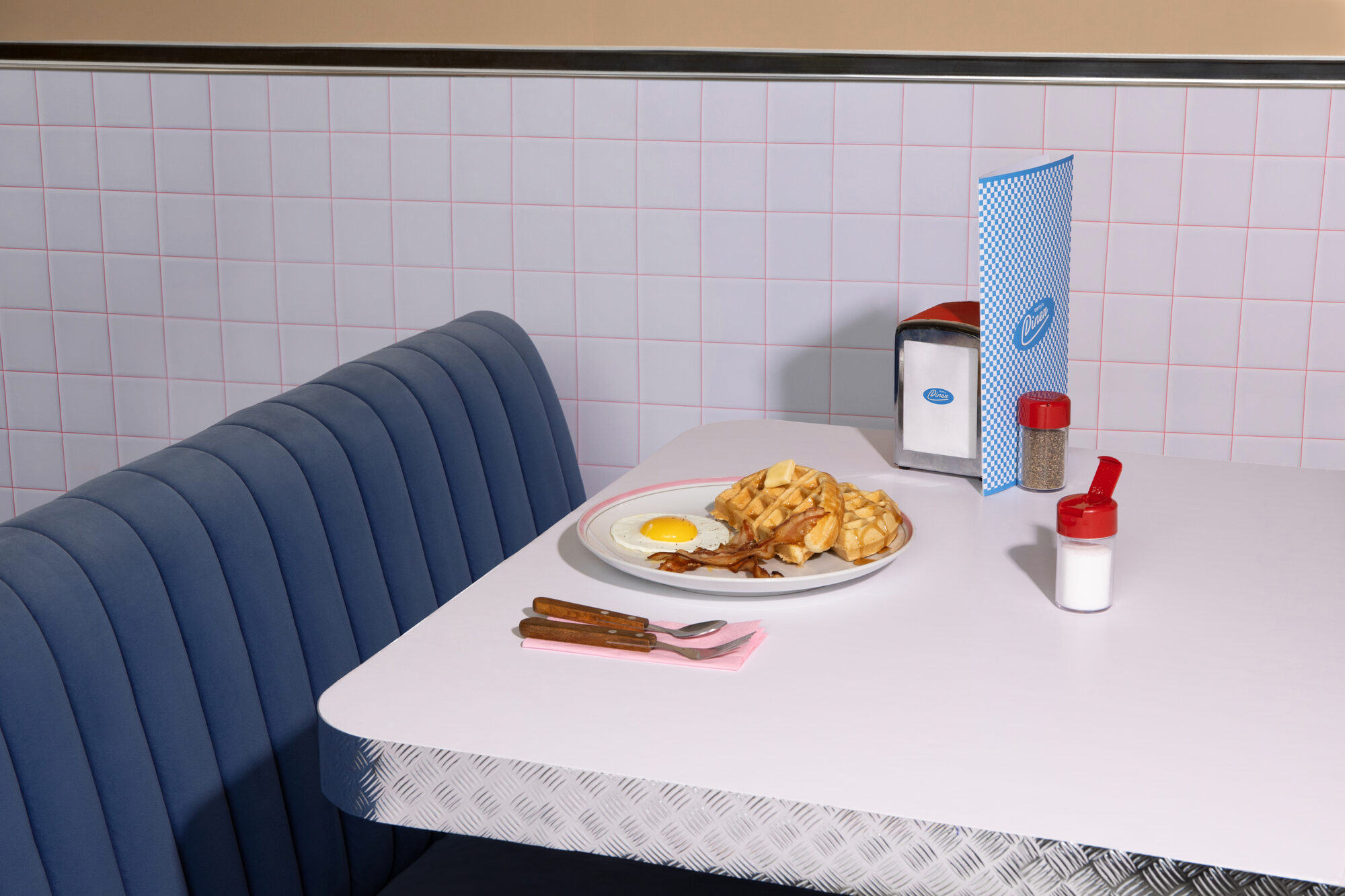 Klassisches Diner-Frühstück